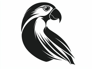 Fototapeta premium Parrot Silhouette