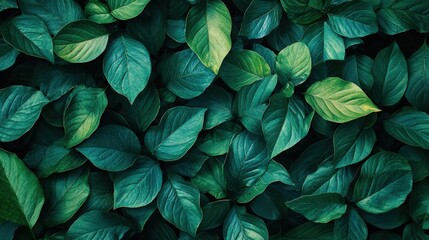 Lush green foliage texture background. Perfect for nature, botanical, and design projects. Ideal for websites, print, and social media.