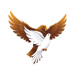 Obraz premium Hawk's Embrace