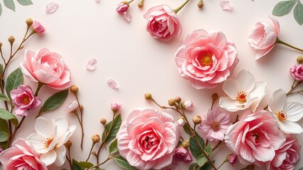 Beautiful Floral Pattern for a Spring Themed Photo Shoot
