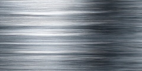 Brushed metal sheet with horizontal grain texture
