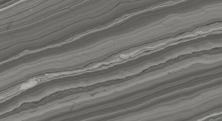 Obraz premium Close-up of intricate gray marble texture showcasing natural wavy patterns
