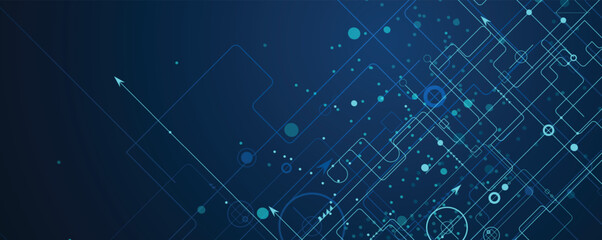 Abstract high technology and science background