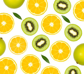 set of citrus fruits