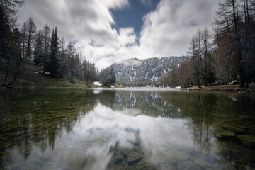 lake in mountains