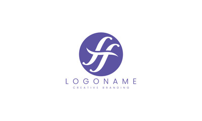 Minimalist FF Logo for Branding and Identity.