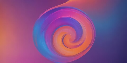 Soft magenta, blue, orange gradient swirls in slow, cyclical motion , visual, art, design