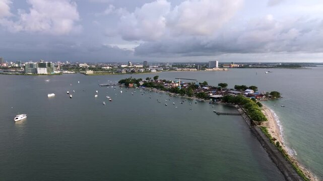 Tropical Island with Sea Wall and Crystal Waters &ndash; Lae-Lae, Makassar