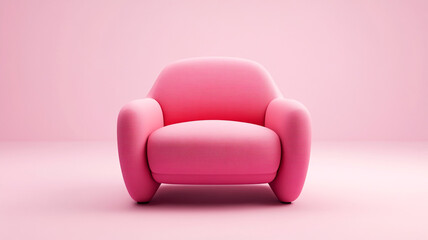 Kawaii Pink Armchair