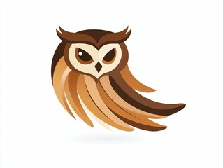 Obraz premium Abstract Owl Logo