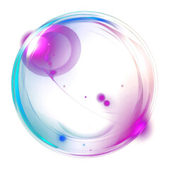 PNG Sci fi bubble colors abstract vibrant.