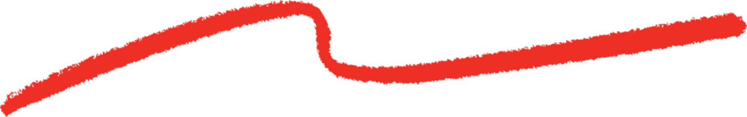 赤い手書きのアンダーラインアイコン Adobe Illustrator Artwork