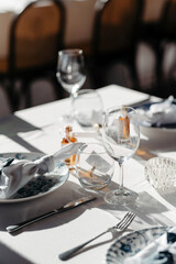 Elegant variety of wedding table decor & flowers