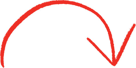 赤い手書きのUターン矢印アイコン Adobe Illustrator Artwork