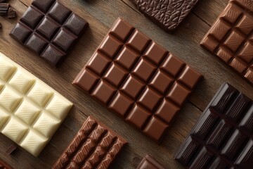 Chocolate Bars: A Deliciously Dark and Milk Chocolate Arrangement