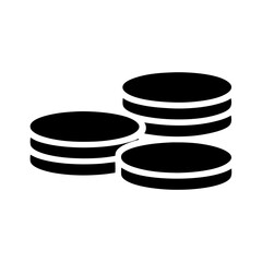Stack of coins representing wealth and business growth investment success money