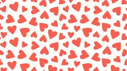 seamless background with hearts