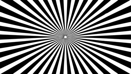 black and white rays