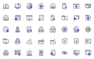 Artificial Intelligence web icons in line style. Innovation technology, machine, robot, bot, brain, collection. Vector illustration.
technology icon