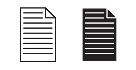 File icon set flat style. Vector illustration collection.