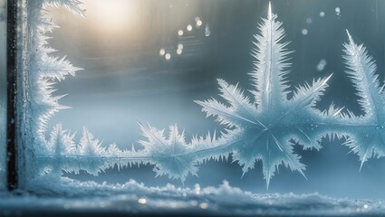 Winter Frost Captured In Silver Snowflake