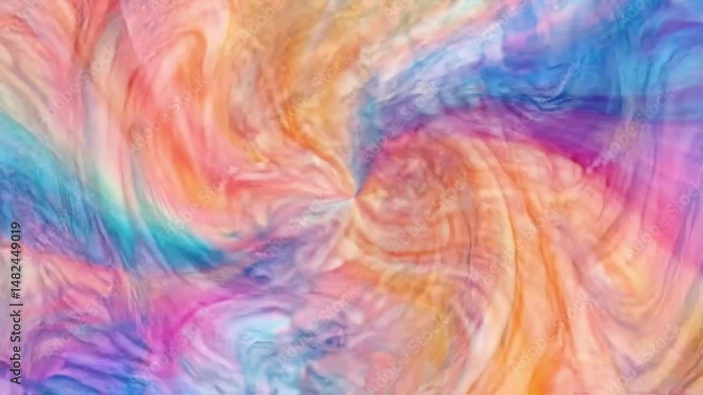 Poster swirling color motion abstract background animation