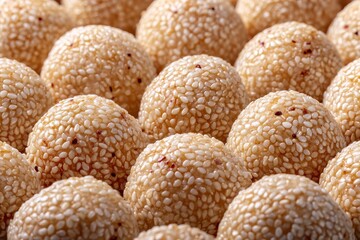 Sesame Seed Balls: A Close-Up, Textured Delight