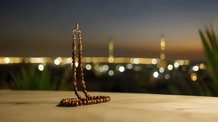 Evening Prayer Beads Cityscape