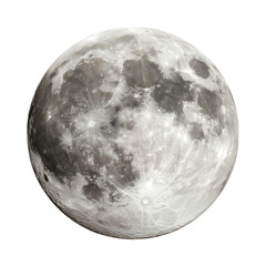 Naklejka premium Full moon in the night sky