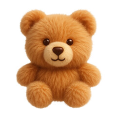 PNG Cute fluffy teddy bear toy