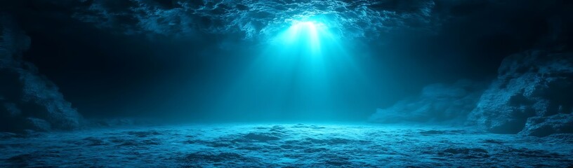 Deep ocean light beam