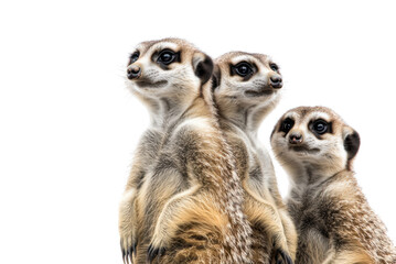 Three Meerkats Watching
