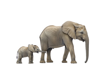 Obraz premium Elephant and Baby