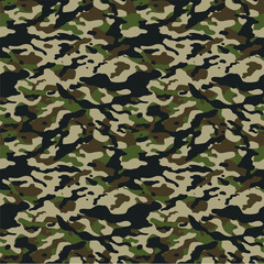 Fototapeta premium seamless 3 colour camouflage