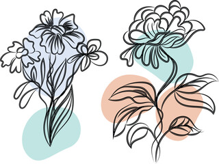 Vibrant Colorful Flower Design A Single Blooming Flower with Vivid Petals Rendered in High Resolution Detail for Stunning Visual Appeal