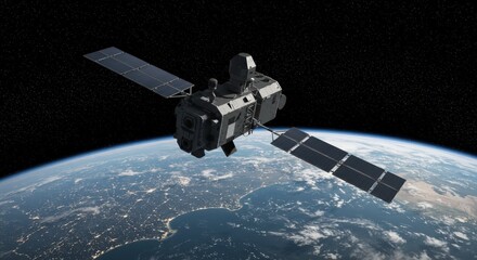 Fototapeta premium satellite in space