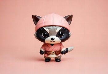 cat in a pink hat