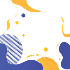 Abstract backgound design with trending colors