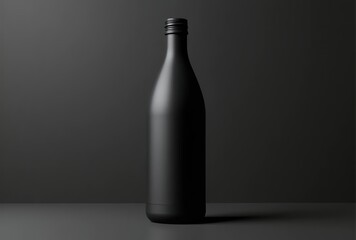 black-bottle-product-mockup-minimalist-design-dark-background-still-life