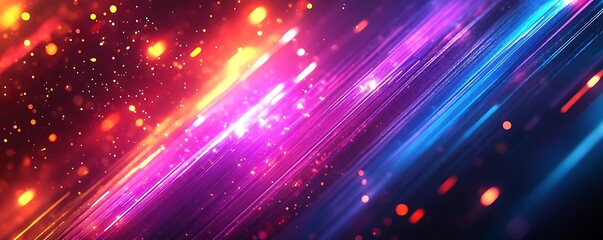 Fototapeta premium Abstract light streaks, cosmic background