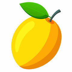Isolated Mango Fruit Vector Illustration