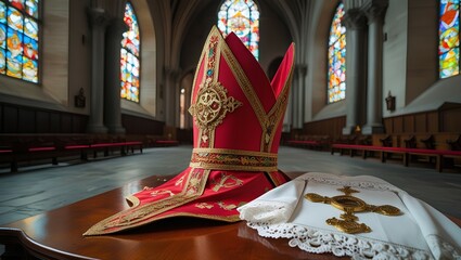 crown of the pope, attributes of the pope