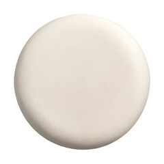 PNG Round beige button element