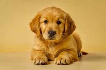 Golden retriever puppy, cute puppy
