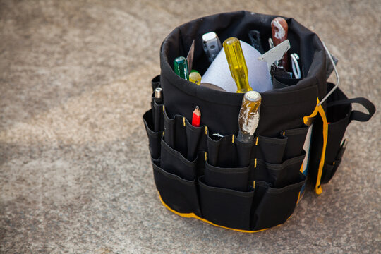 Bag of painters trade tools