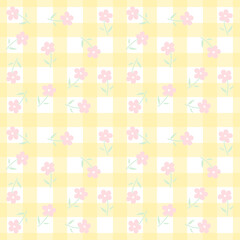 seamless background with flowers