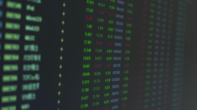 Traders monitor stock market business index orders price. Business economic and finance concept. Bullish and bearish trend. Volatility of Bitcoin btc and cryptocurrency - Powered by Adobe