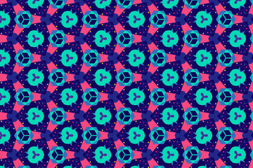 Oriental pattern for textiles, wallpaper, for use in graphics .