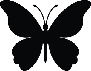 butterfly silhouette vector