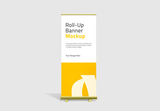 Roll Up Banner Mockup